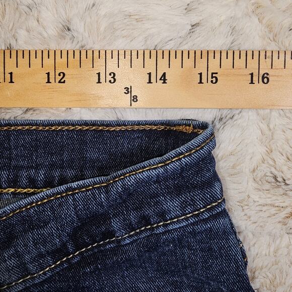 Men's Wrangler Straight Fit Rugged Denim Jeans Dark Wash 32x30 - Picture 8 of 11